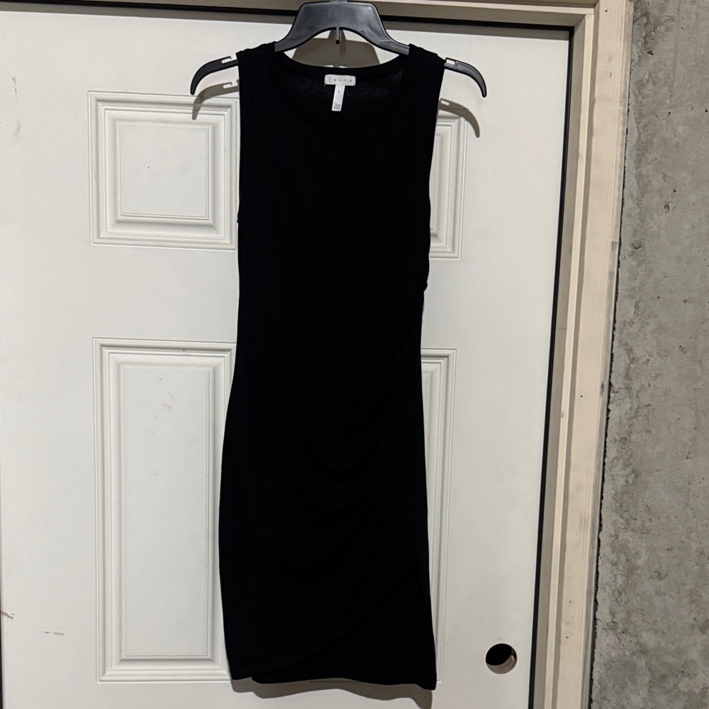 Leith Elegant Black Sleeveless Mini Dress